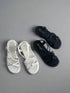 Multi Strap Sling Open Toe Flat